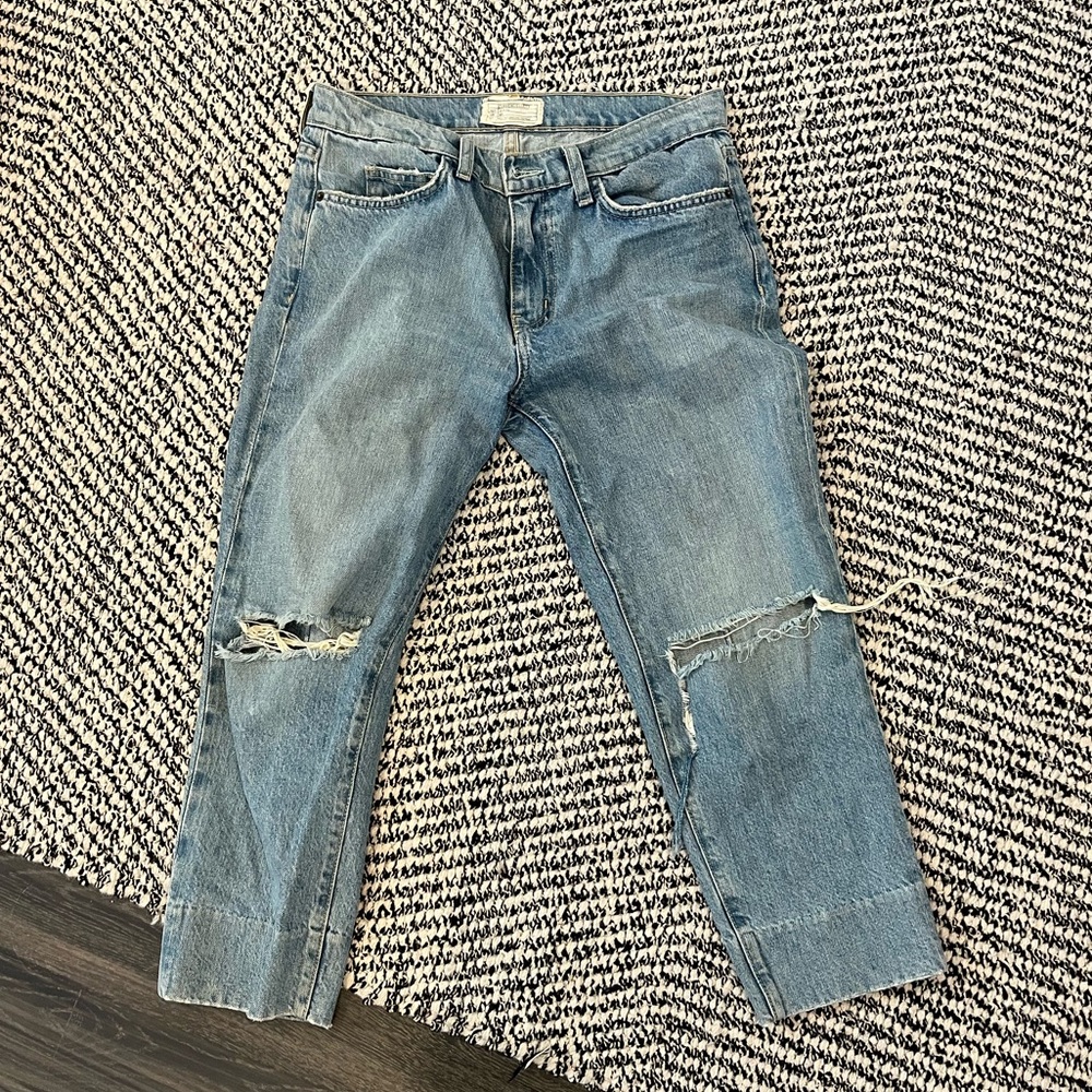NEVER WORN Current/Elliott Cropped Mamacita - Size 26